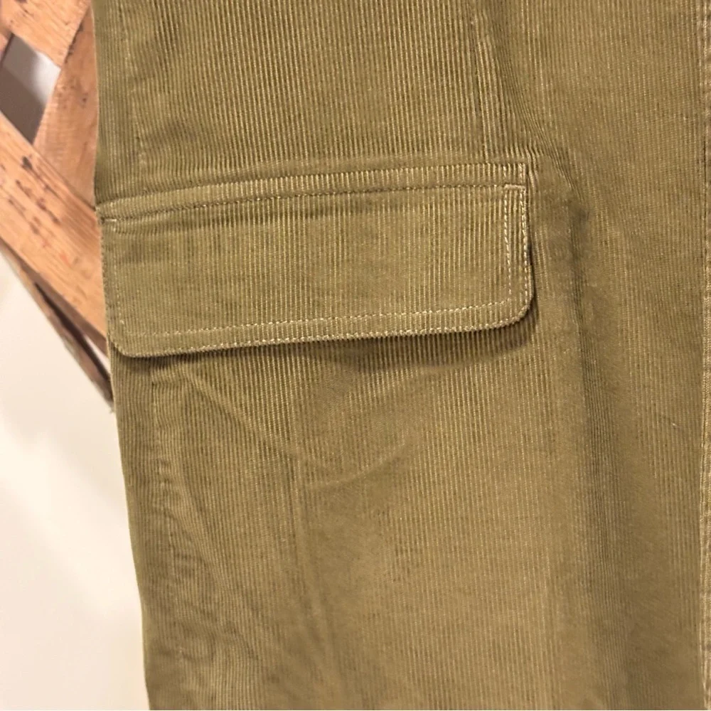 J. Crew Men’s Corduroy 3 Button Blazer Jacket Olive Green Size XL